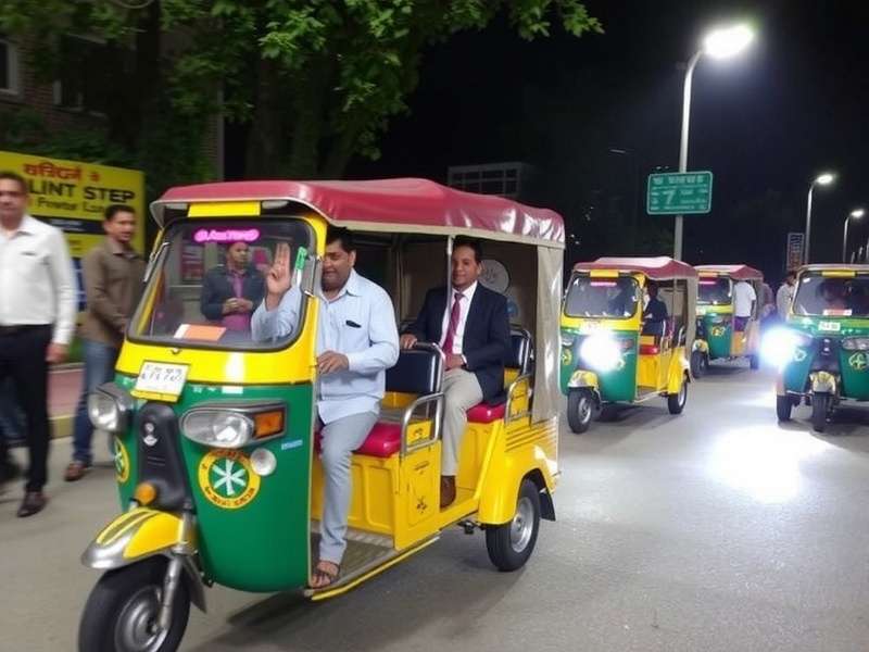 Rickshaw Power Drive Diwali Event