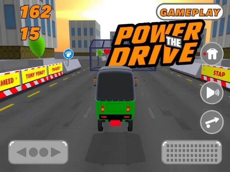Rickshaw Power Drive Gameplay